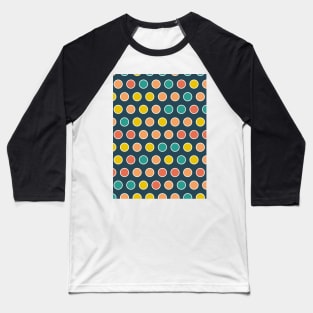 Colorful Pois Pattern Baseball T-Shirt